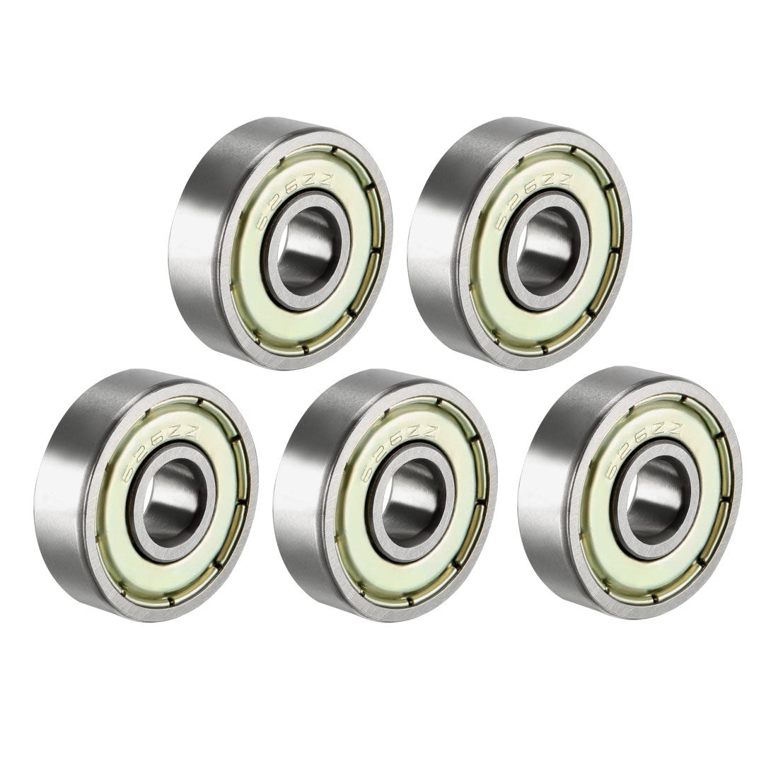 uxcell Uxcell Deep Groove Ball Bearings Metric Double Shielded Chrome Steel Roller Z2