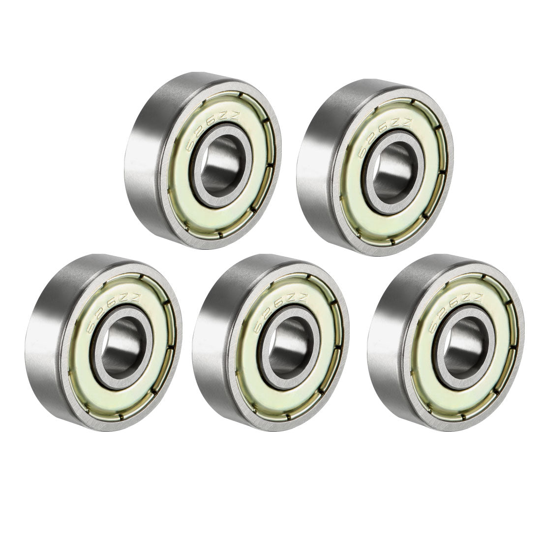 Harfington Deep Groove Ball Bearings Inch Double Shielded Chrome Steel ABEC1 Z2 Level