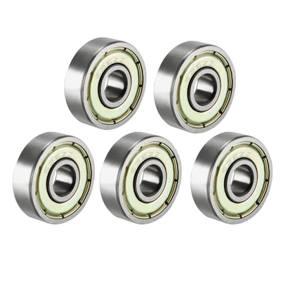 Harfington Deep Groove Ball Bearings Inch Double Shielded Chrome Steel ABEC1 Z2 Level