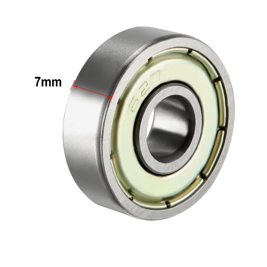 Harfington Deep Groove Ball Bearing Metric Single Shield Chrome Steel Bearings ABEC1 Z2