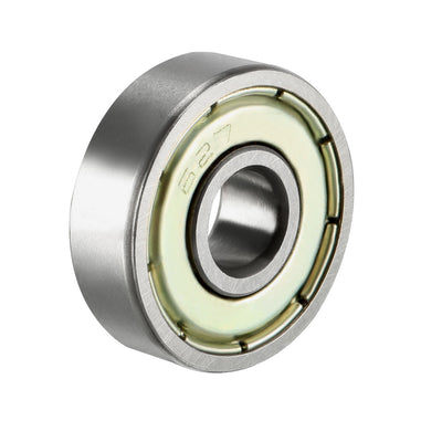 Harfington Deep Groove Ball Bearing Metric Single Shield Chrome Steel Bearings ABEC1 Z2