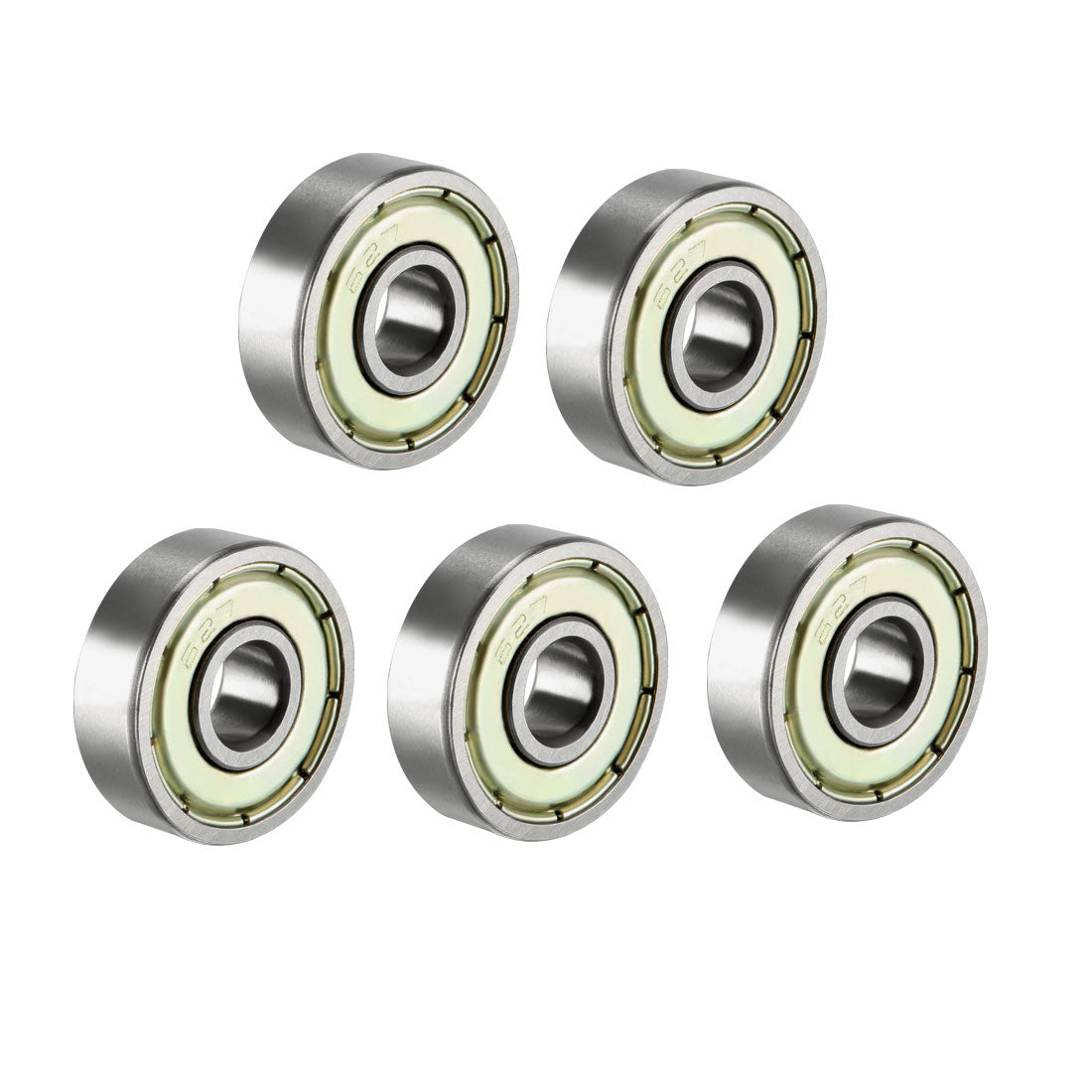 Harfington Deep Groove Ball Bearings Inch Double Shielded Chrome Steel ABEC1 Z2 Level