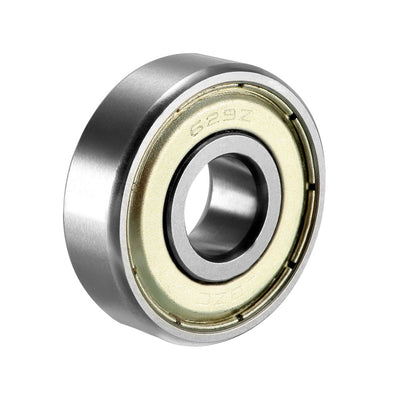 Harfington Deep Groove Ball Bearing Metric Single Shield Chrome Steel Bearings ABEC1 Z2