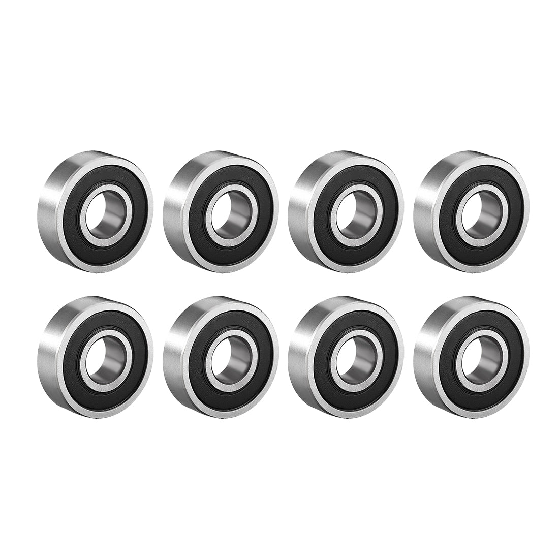 uxcell Uxcell Deep Groove Ball Bearings Metric Double Sealed High Carbon Steel Z1