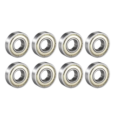 Harfington Deep Groove Ball Bearings Metric Shielded High Carbon Steel Z1
