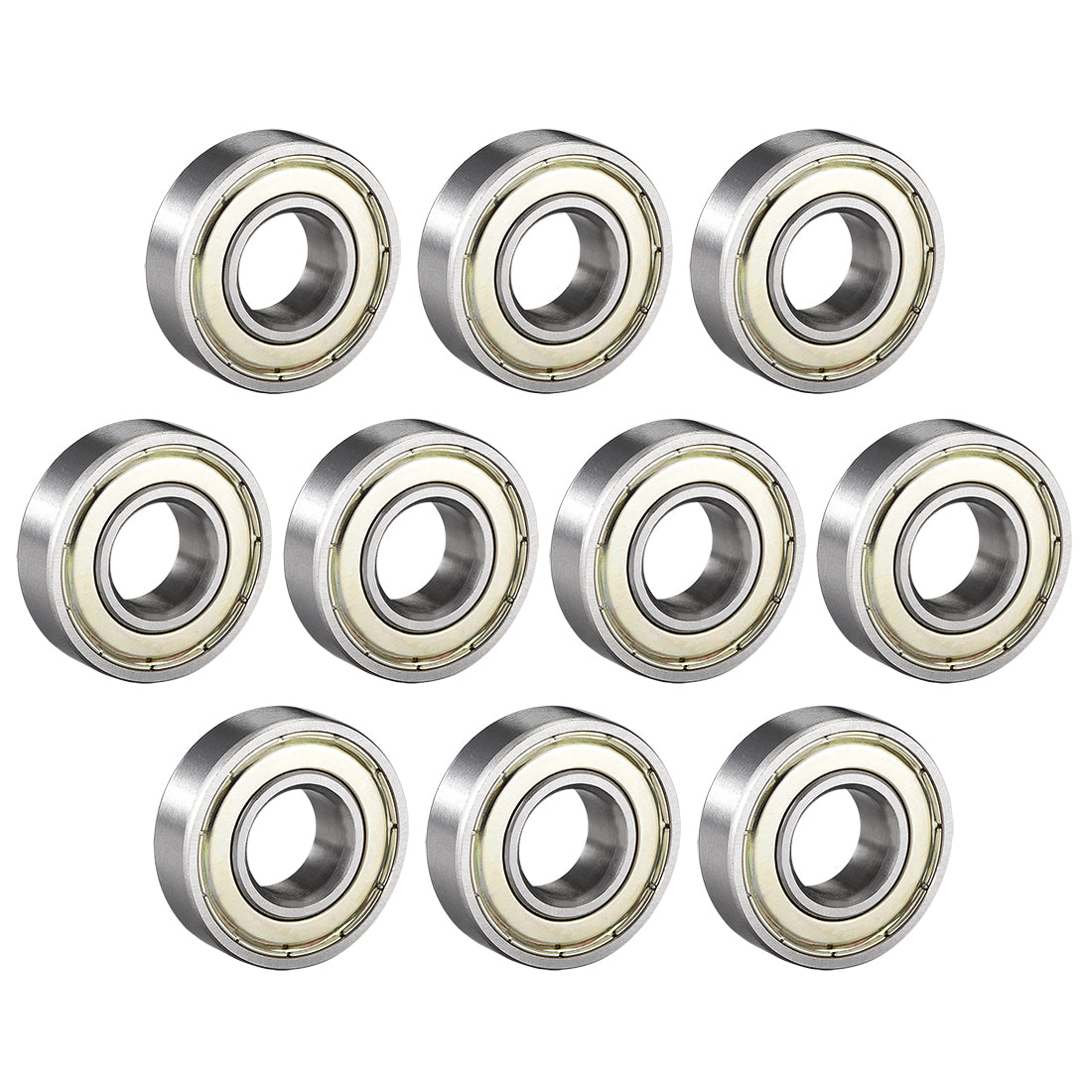 Harfington Deep Groove Ball Bearings Metric Double Shielded High Carbon Steel Z1