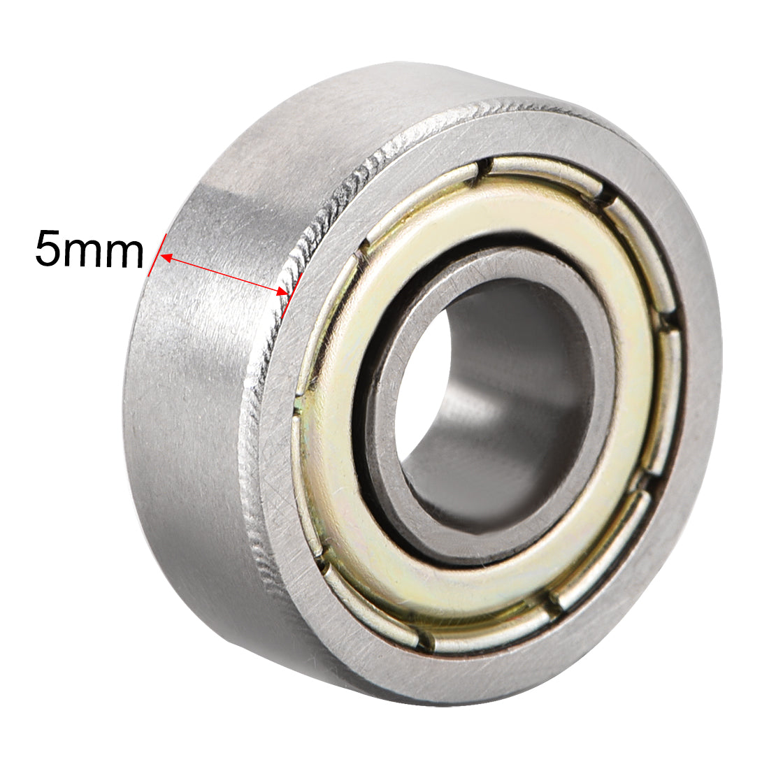Harfington Deep Groove Ball Bearings Metric Double Shield High Carbon Steel Z1 Level