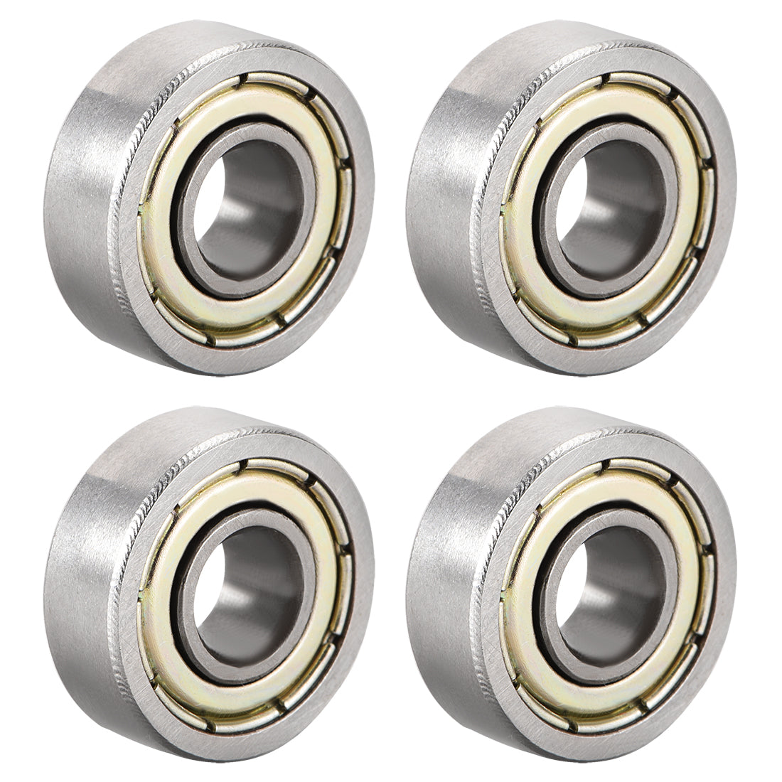 Harfington Deep Groove Ball Bearings Metric Double Shield High Carbon Steel Z1 Level