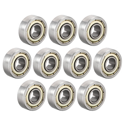 Harfington Deep Groove Ball Bearings Metric Double Shielded High Carbon Steel Z1