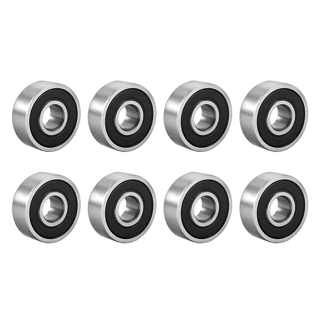 uxcell Uxcell Deep Groove Ball Bearings Metric Double Sealed High Carbon Steel Z1