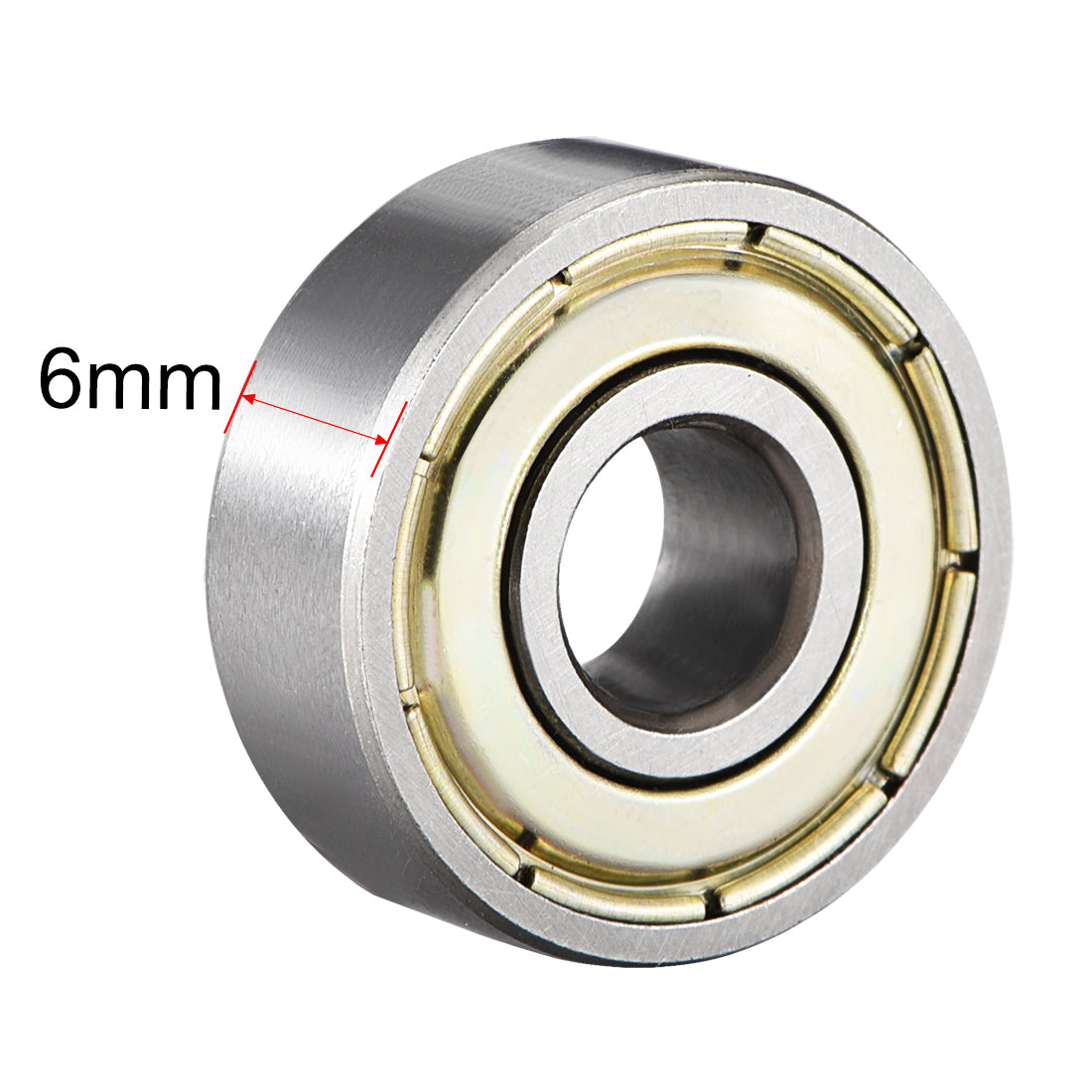 Harfington Deep Groove Ball Bearings Metric Double Shield High Carbon Steel Z1