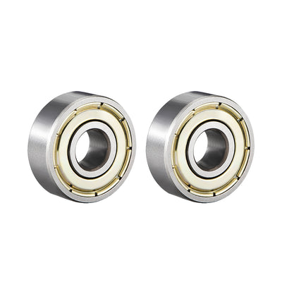 Harfington Deep Groove Ball Bearings Metric Double Shield High Carbon Steel Z1