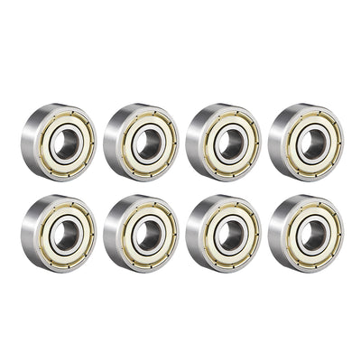 Harfington Deep Groove Ball Bearings Metric Shielded High Carbon Steel Z1
