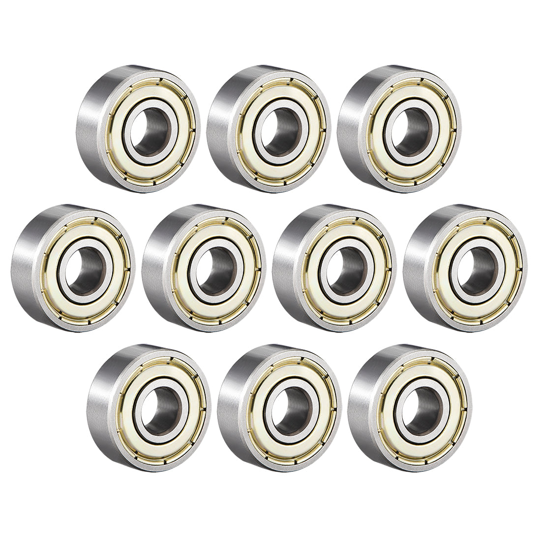 Harfington Deep Groove Ball Bearings Metric Double Shielded High Carbon Steel Z1