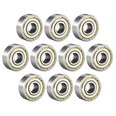 Harfington Deep Groove Ball Bearings Metric Double Shielded High Carbon Steel Z1