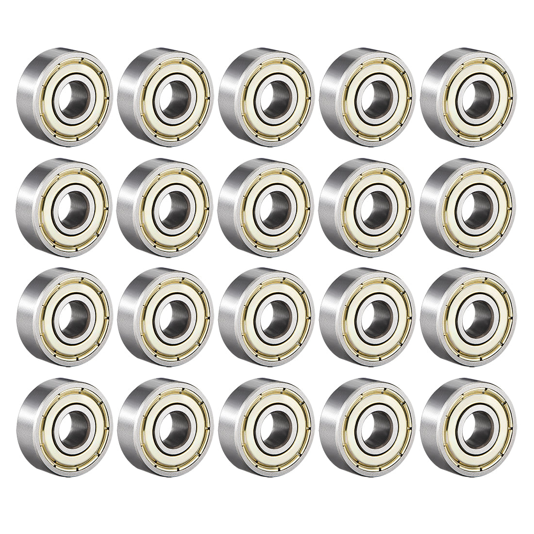 Harfington Deep Groove Ball Bearing Metric Double Shield High Carbon Steel Z1