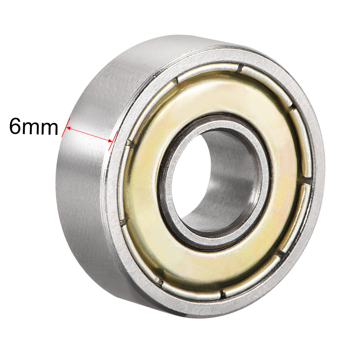 Harfington Deep Groove Ball Bearing Metric Double Shield High Carbon Steel Z1