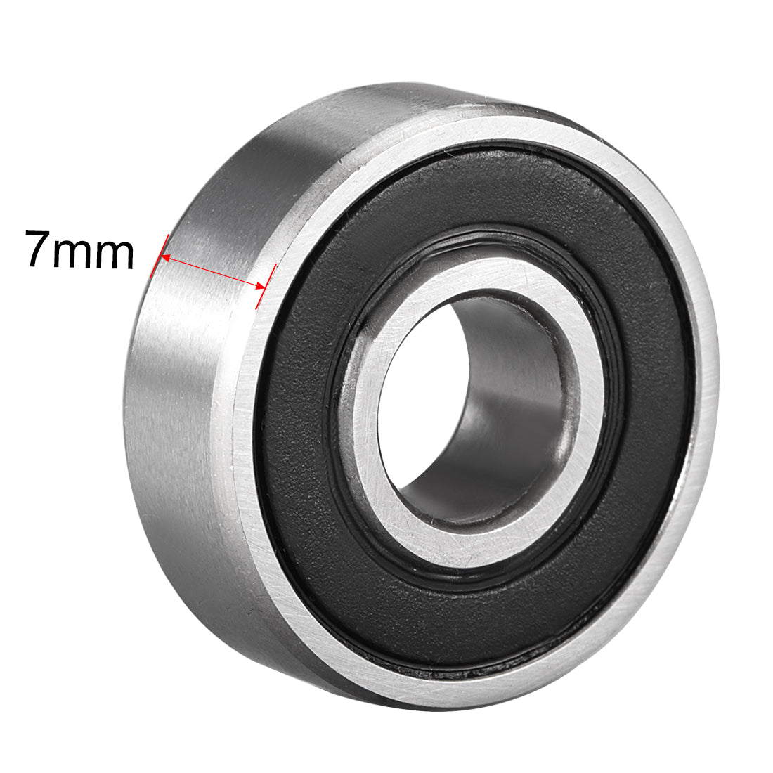 uxcell Uxcell Deep Groove Ball Bearings Metric Double Seal High Carbon Steel Z1