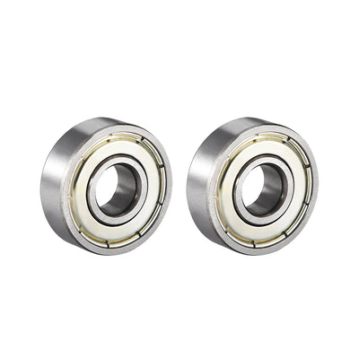 Harfington Deep Groove Ball Bearings Metric Double Shield High Carbon Steel Z1