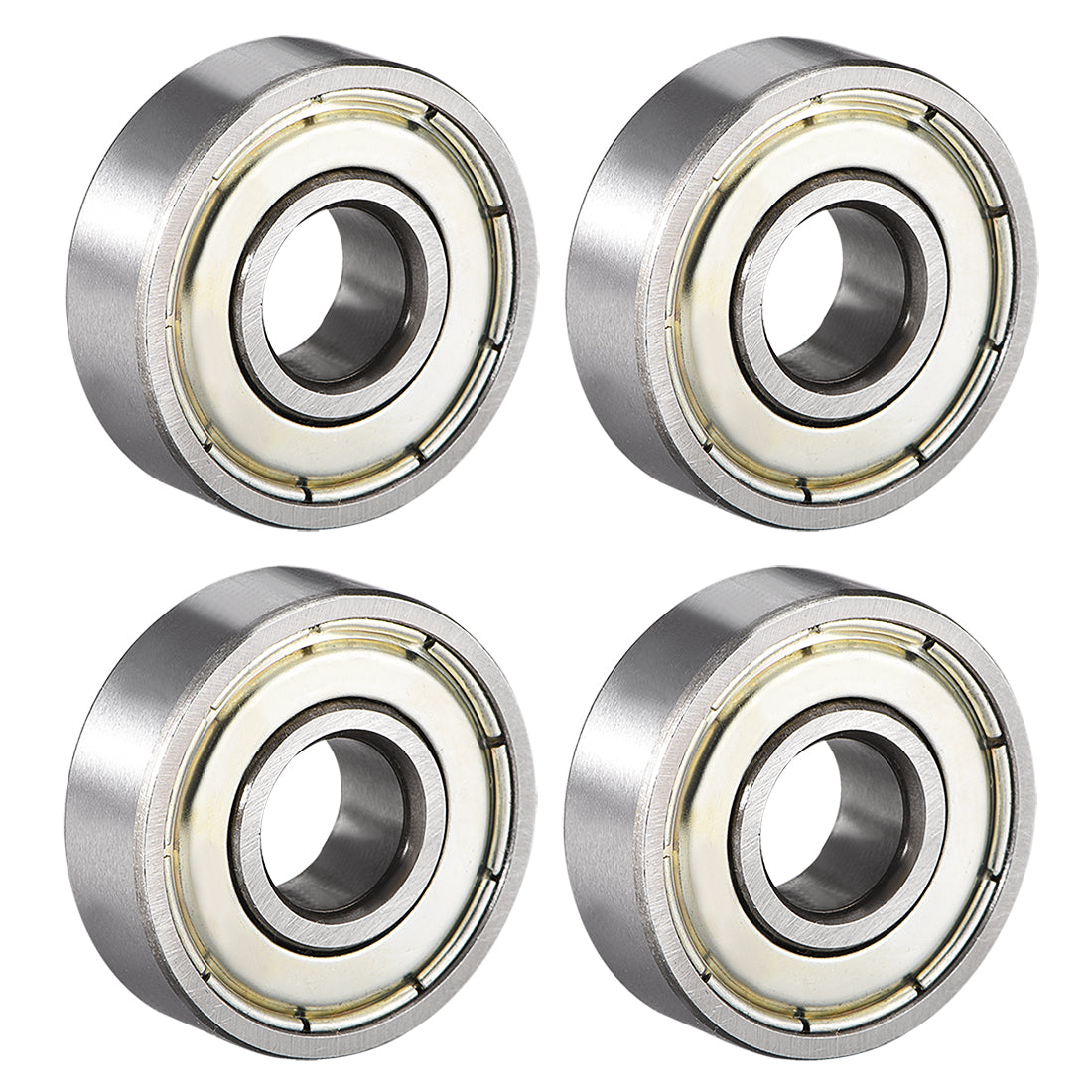 Harfington Deep Groove Ball Bearings Metric Double Shield High Carbon Steel Z1 Level