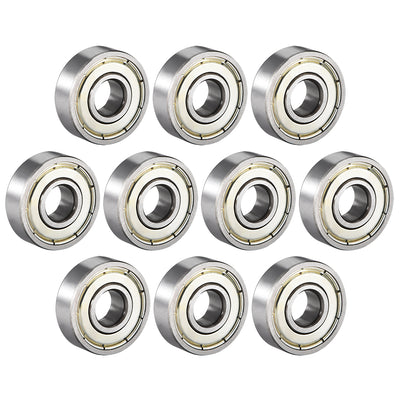 Harfington Deep Groove Ball Bearings Metric Double Shielded High Carbon Steel Z1