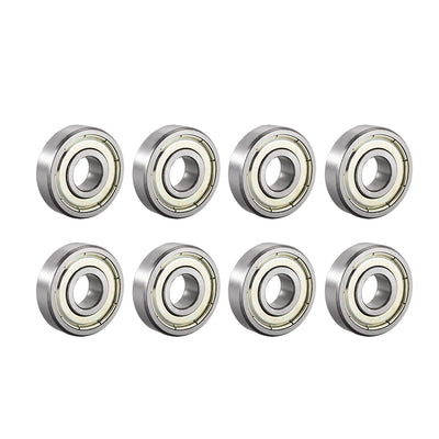 Harfington Deep Groove Ball Bearings Metric Shielded High Carbon Steel Z1