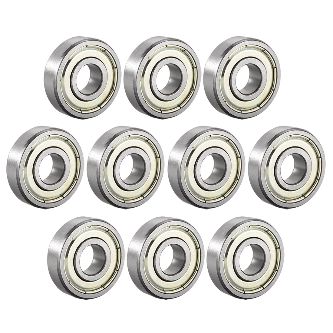 Harfington Deep Groove Ball Bearings Metric Double Shielded High Carbon Steel Z1