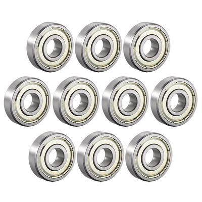 Harfington Deep Groove Ball Bearings Metric Double Shielded High Carbon Steel Z1