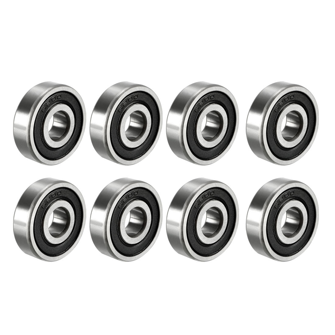 uxcell Uxcell Deep Groove Ball Bearings Metric Double Sealed High Carbon Steel Z1