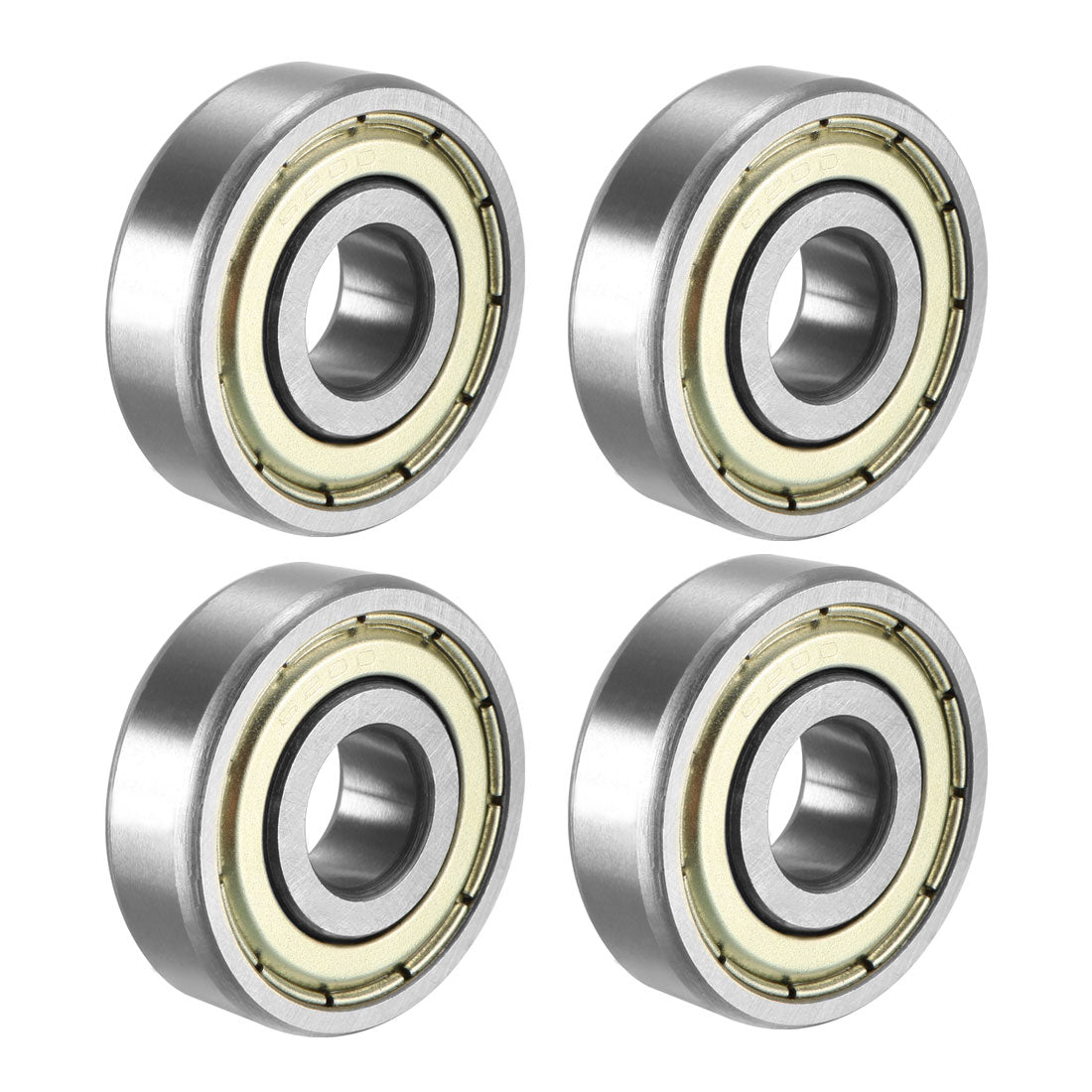 Harfington Deep Groove Ball Bearings Metric Double Shield High Carbon Steel Z1 Level