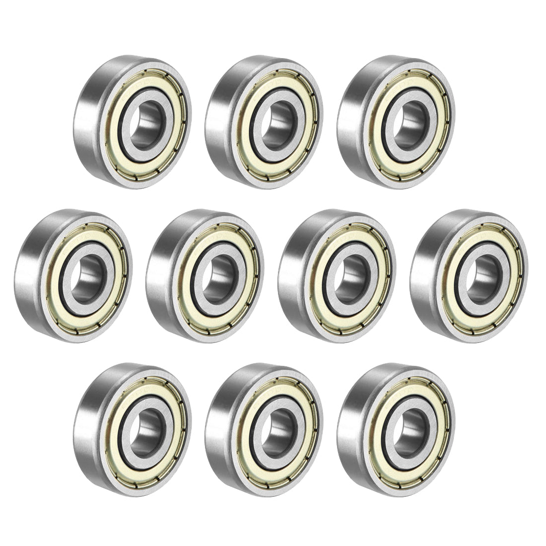 Harfington Deep Groove Ball Bearings Metric Double Shielded High Carbon Steel Z1