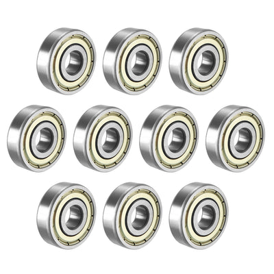 Harfington Deep Groove Ball Bearings Metric Double Shielded High Carbon Steel Z1