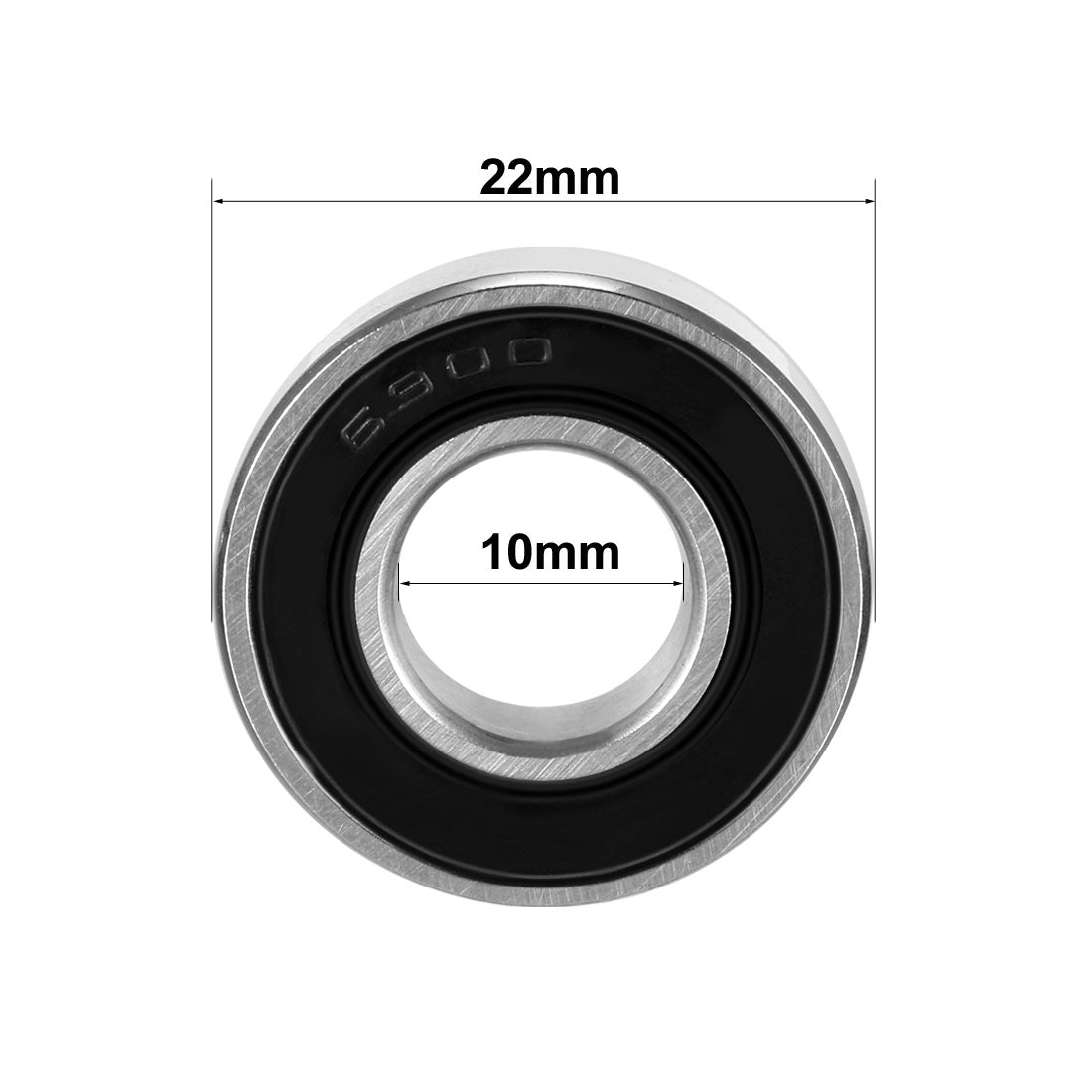 uxcell Uxcell Deep Groove Ball Bearings Metric Double Sealed High Carbon Steel Z1