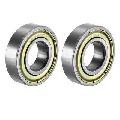 Harfington Deep Groove Ball Bearings Metric Double Shield High Carbon Steel Z1