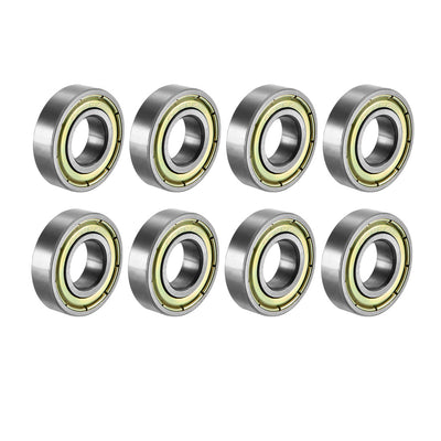 Harfington Deep Groove Ball Bearings Metric Shielded High Carbon Steel Z1