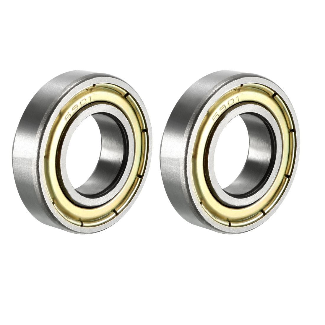 Harfington Deep Groove Ball Bearings Metric Double Shield High Carbon Steel Z1