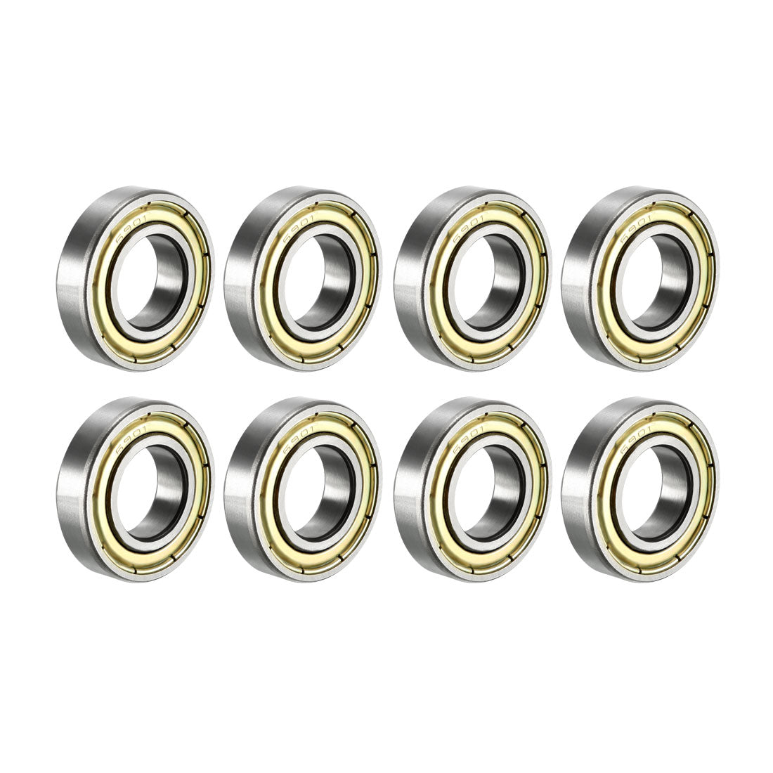 Harfington Deep Groove Ball Bearings Metric Shielded High Carbon Steel Z1