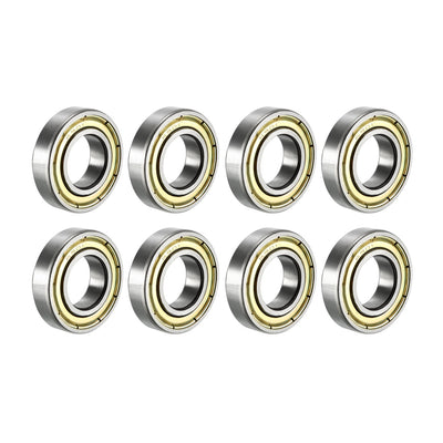 Harfington Deep Groove Ball Bearings Metric Shielded High Carbon Steel Z1