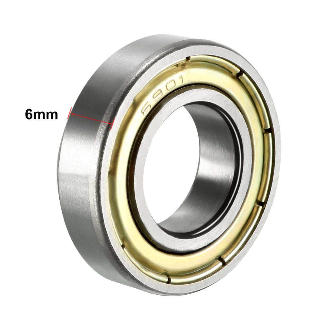 Harfington Deep Groove Ball Bearings Metric Double Shielded High Carbon Steel Z1