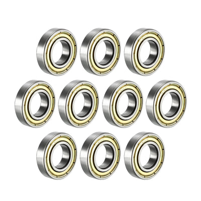 Harfington Deep Groove Ball Bearings Metric Double Shielded High Carbon Steel Z1