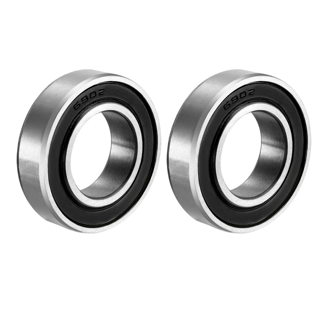 uxcell Uxcell Deep Groove Ball Bearings Metric Double Sealed High Carbon Steel Z1 Bearing
