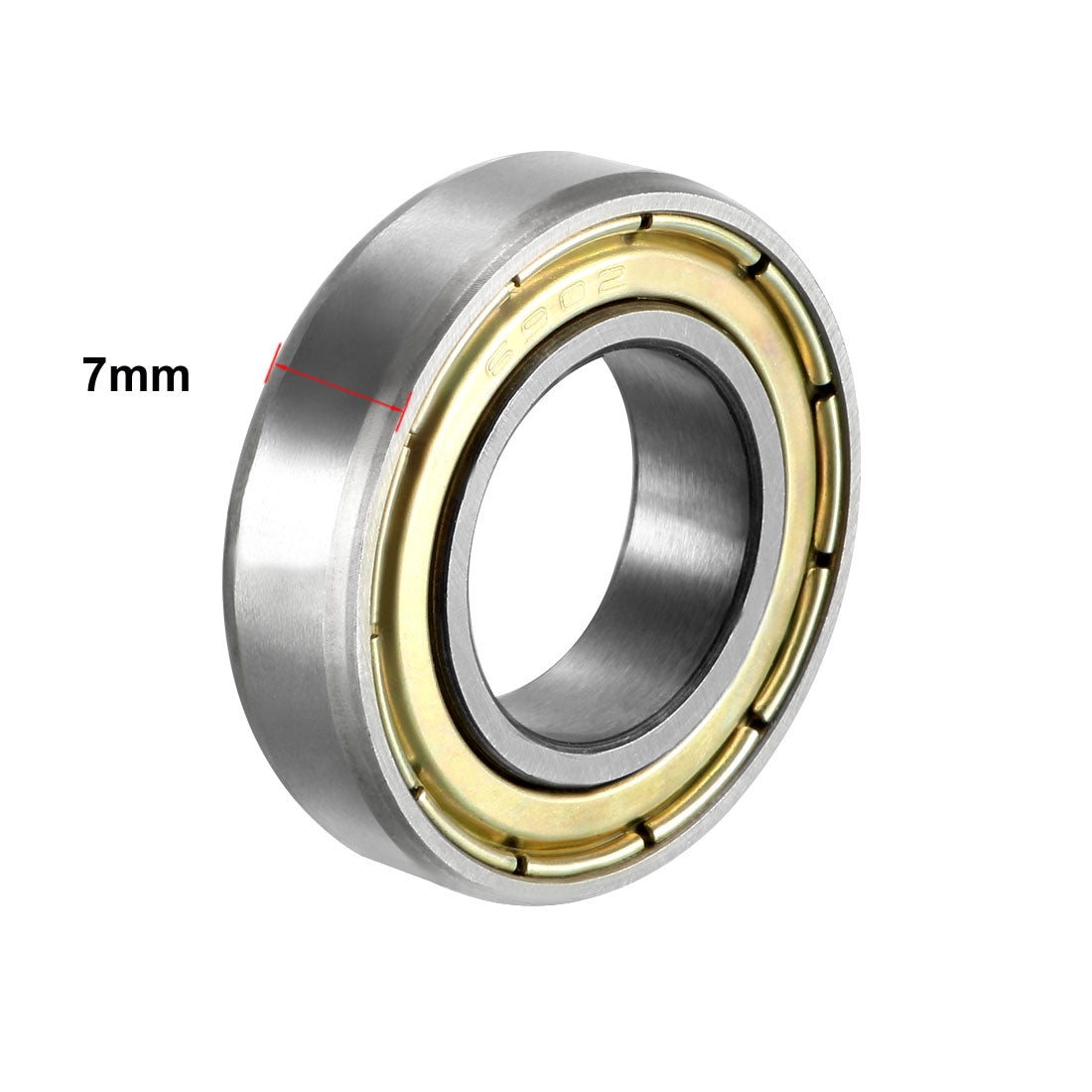Harfington Deep Groove Ball Bearings Metric Double Shield High Carbon Steel Z1