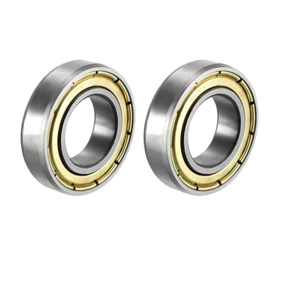 Harfington Deep Groove Ball Bearings Metric Double Shield High Carbon Steel Z1