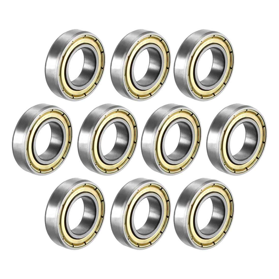 Harfington Deep Groove Ball Bearings Metric Double Shielded High Carbon Steel Z1