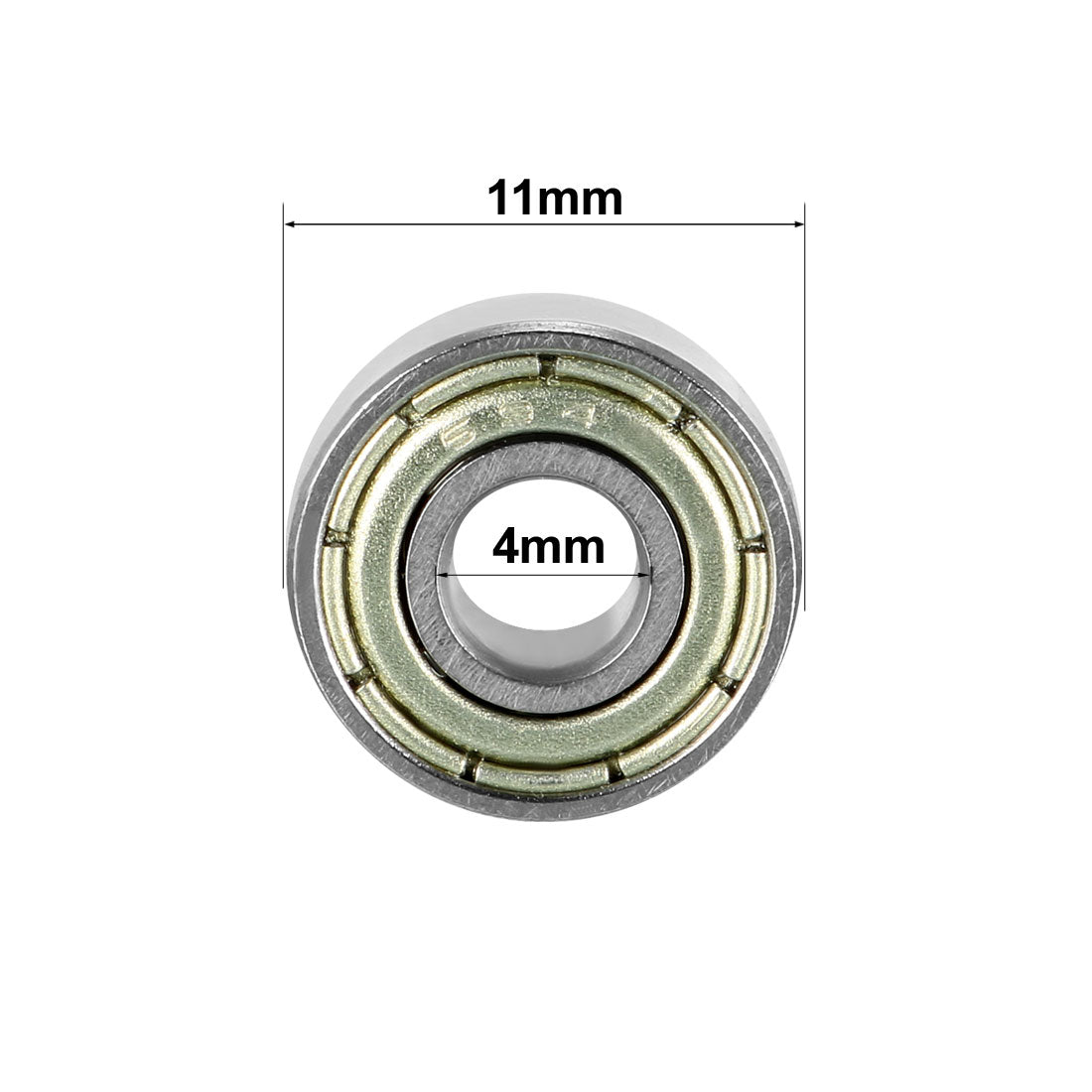 Harfington Deep Groove Ball Bearing Metric Double Shield High Carbon Steel Z1