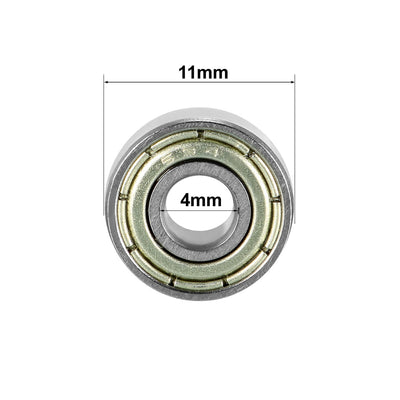 Harfington Deep Groove Ball Bearing Metric Double Shield High Carbon Steel Z1