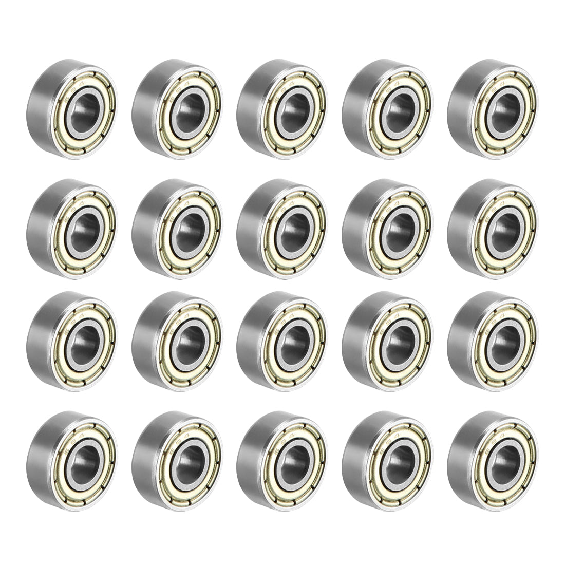 Harfington Deep Groove Ball Bearing Metric Double Shield High Carbon Steel Z1