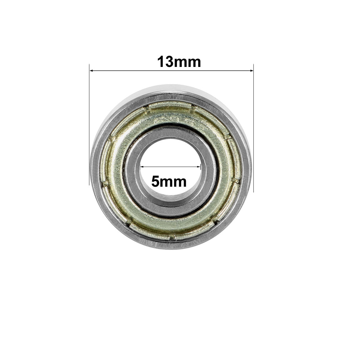 Harfington Deep Groove Ball Bearings Metric Double Shield High Carbon Steel Z1 Level