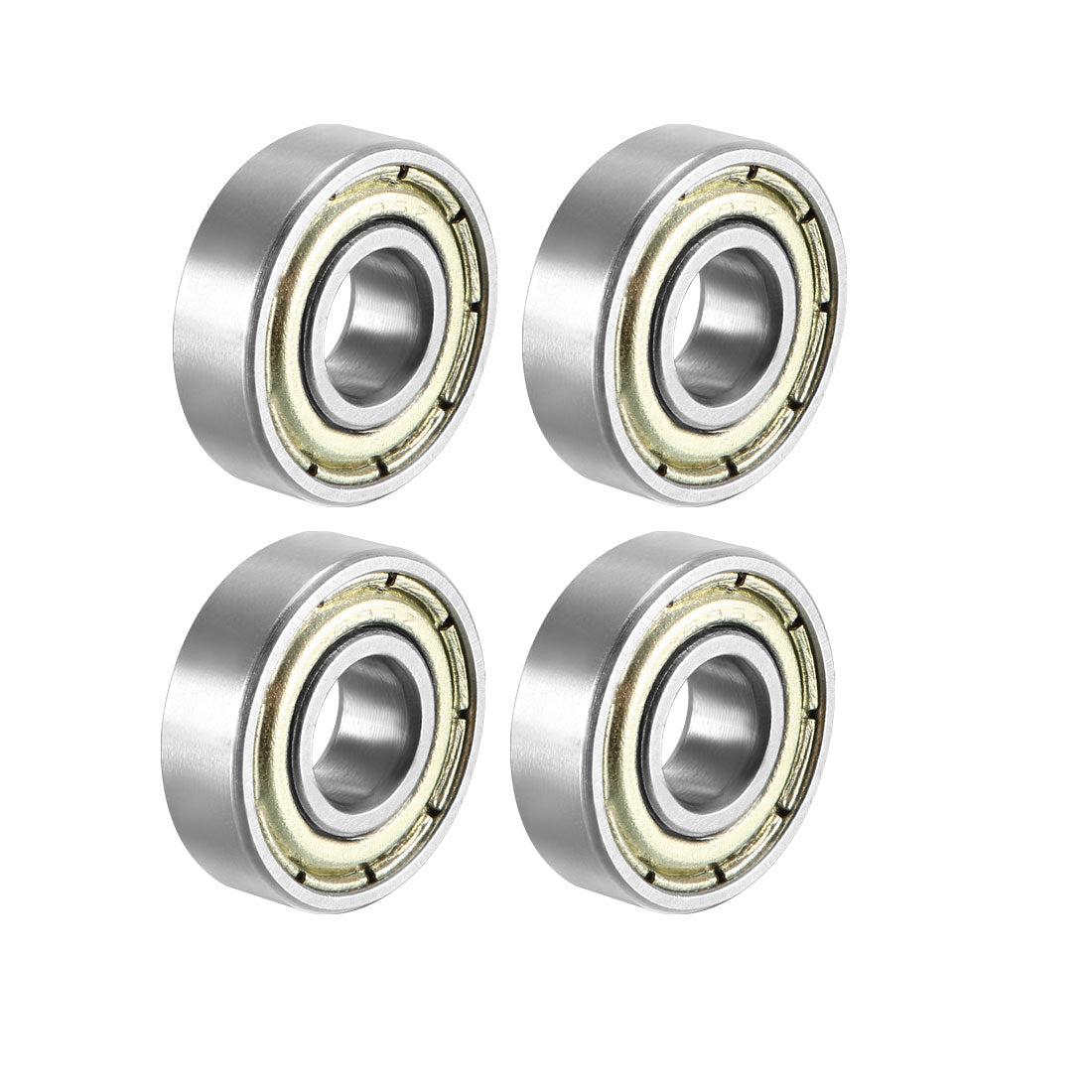 Harfington Deep Groove Ball Bearings Metric Double Shield High Carbon Steel Z1 Level