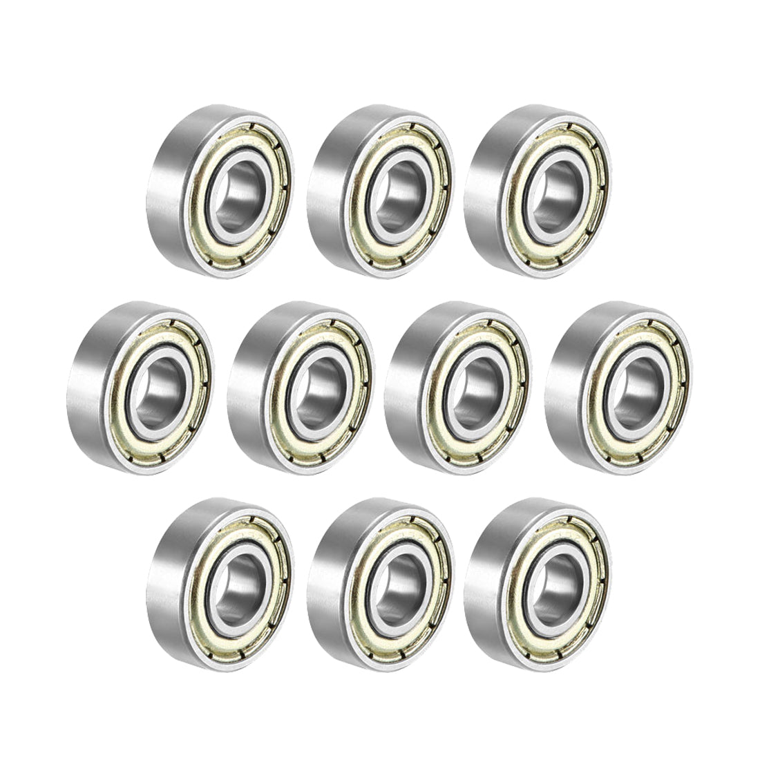Harfington Deep Groove Ball Bearings Metric Double Shielded High Carbon Steel Z1